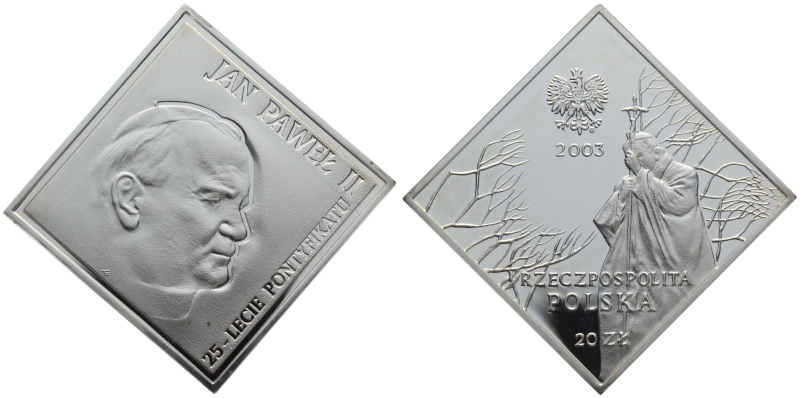 Polen 20 Zloty 2003 - Jan Pawel II.